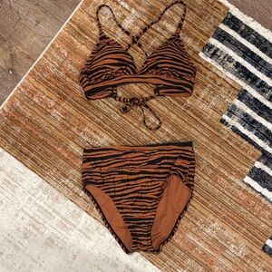 Tiger Stripe Bikini Set